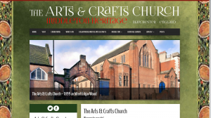 Arts and Crafts Church website - ongoing project