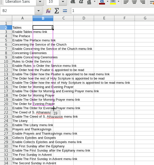 how to delete rows with blank cells in libreoffice